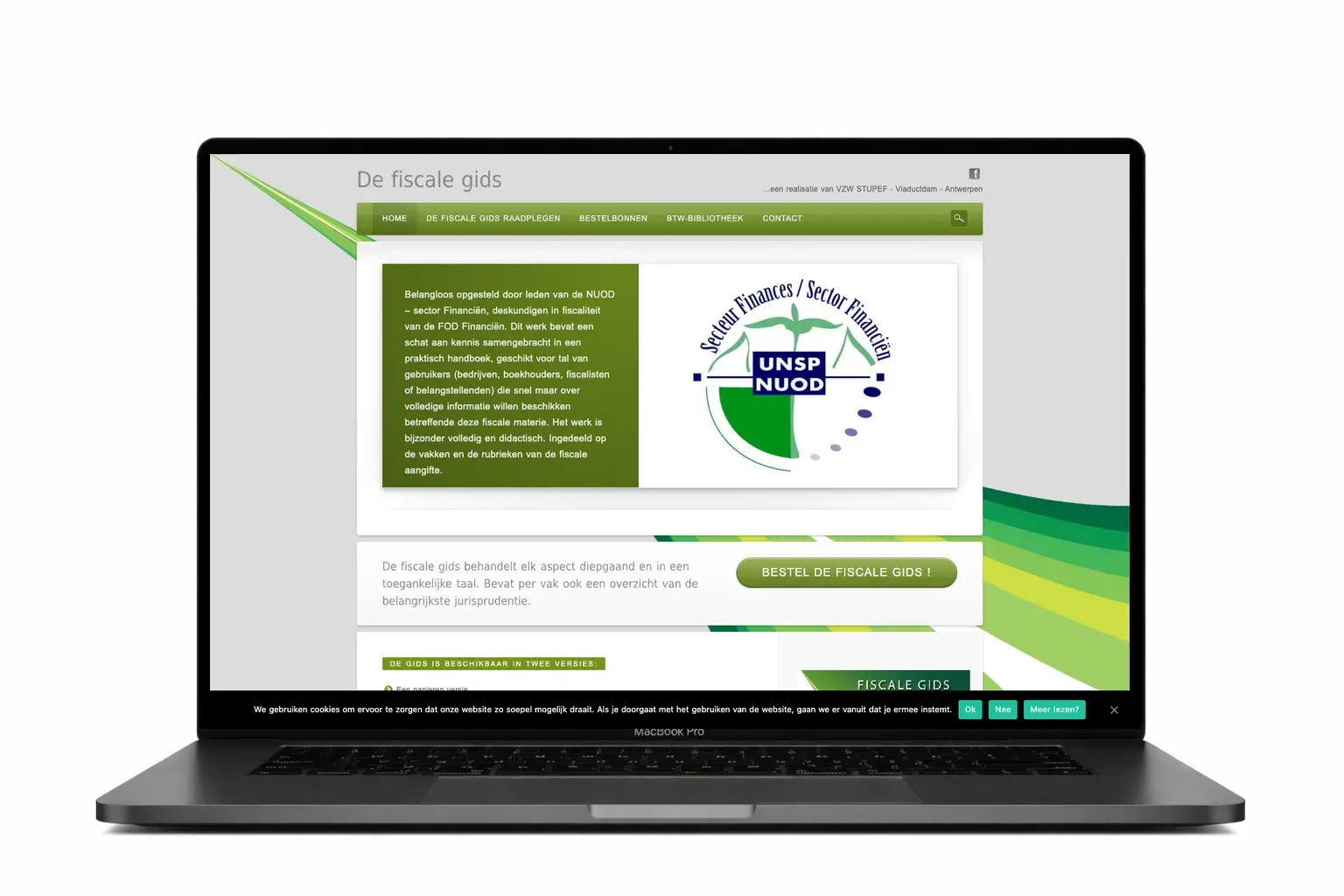 Professionele website voor fiscale dienstverlener door webdesign bureau Antwerpen