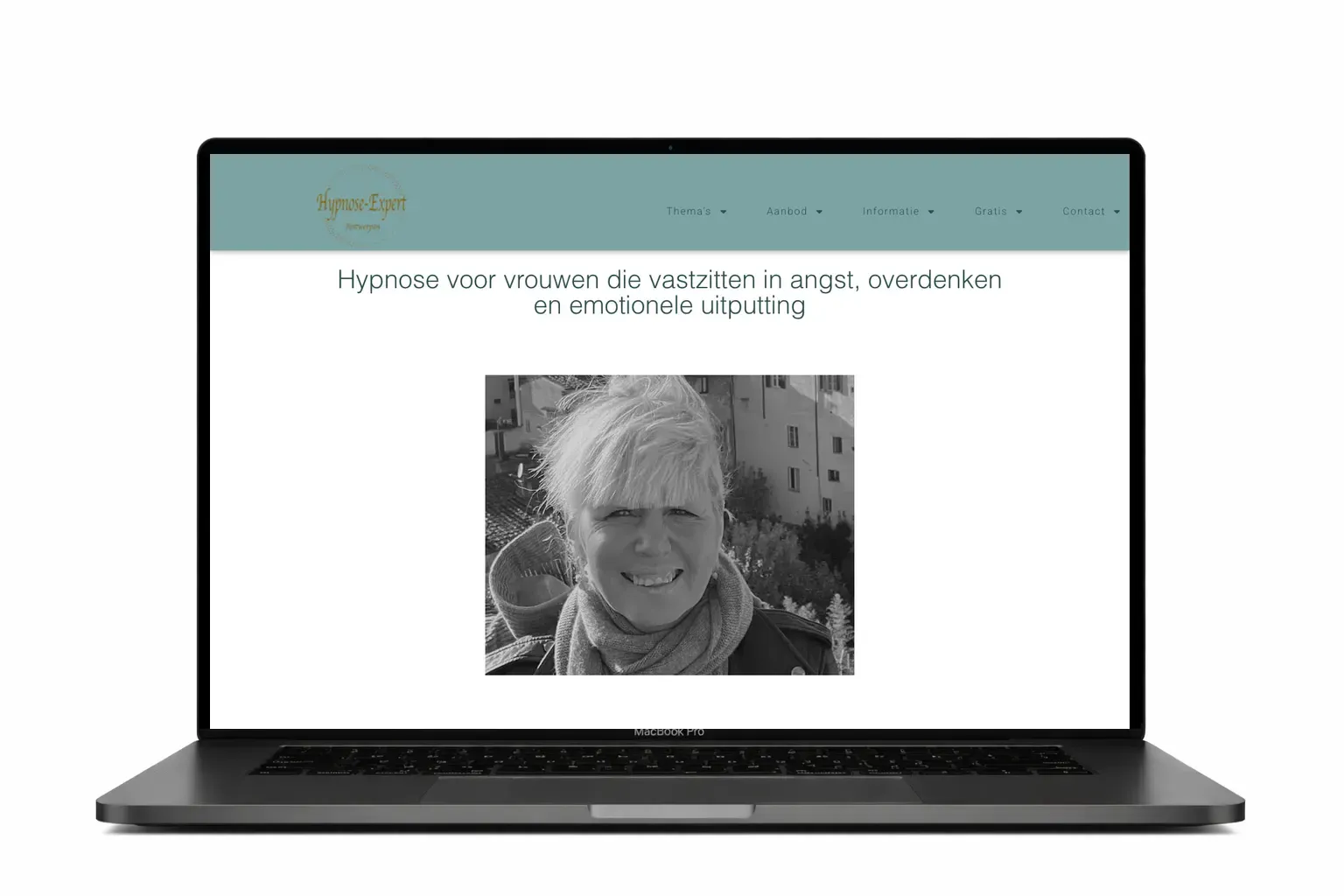 Website voor hypnotherapeut in Antwerpen gemaakt door webdesign bureau Antwerpen
