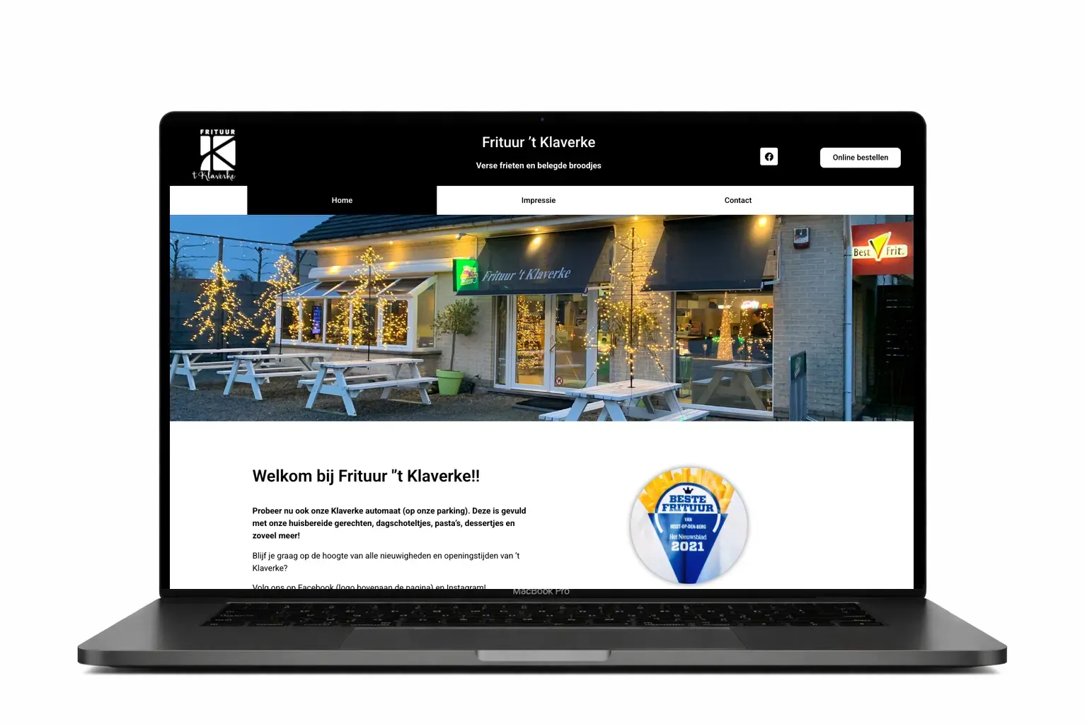 Professionele bedrijfswebsite gemaakt door webdesign bureau Antwerpen