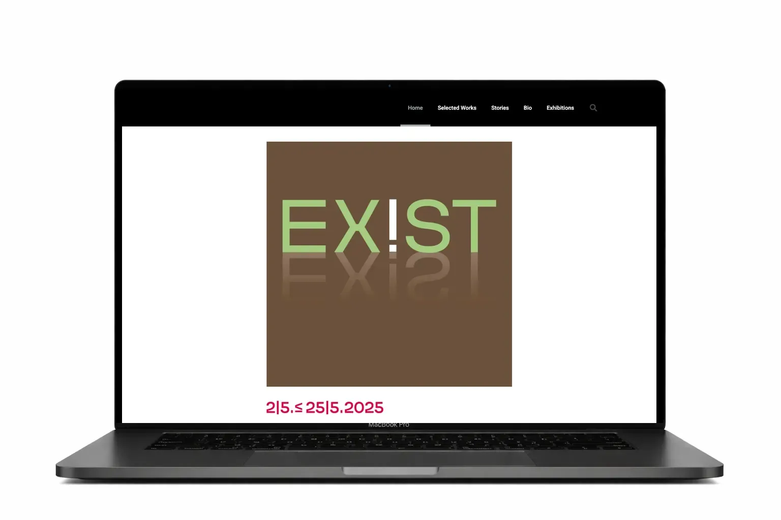 Moderne portfolio website ontwikkeld door webdesign bureau Antwerpen
