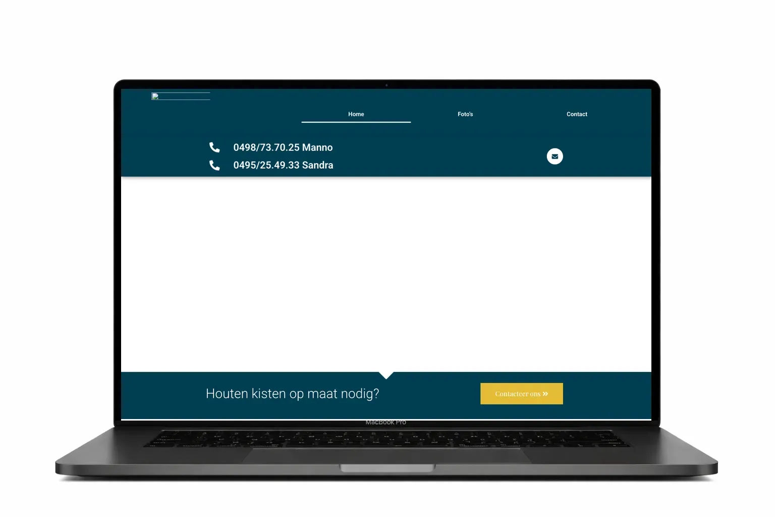 Bedrijfswebsite voor transportbedrijf gemaakt door webdesign bureau Antwerpen