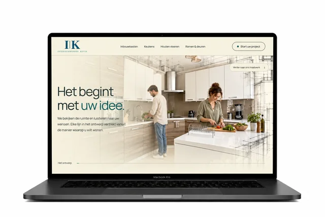 Ontwerpvoorbeeld voor Interieurwerken Kevin